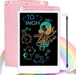 Toddler Toys for 3 4 5 6 Year Old Boys Girls Gifts, LCD Writing Tablet 8.5 inch Colorful Kids Toys Gift for 3-8 Year Old Girl Reusable Doodle Drawing Board Educational Learning Birthday Gift (Pink)