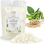 Eco Lux UK 2KG Premium Soy Wax White Flakes, 100% Natural, Vegan Cruelty Free, Organic - Candle Making Container Candles Wax Melts SOYA Wax No additives, Harmless and Pure (2KG)