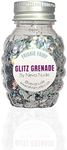 Neva Nude Face and Body Glitter Keychain - Chunky Glitter in Aloe for Festivals, Raves, and More | Cosmetic Grade | Super Sparkly (Friskie Fairy Silver Holographic Glitz Grenade)