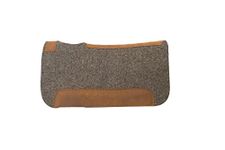 Weaver Leather All Natural 100% Wool Felt Pony Saddle Pad, Gray