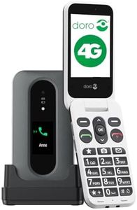 Doro Leva L30 Unlocked mobile phone for seniors – External display for call identification – Powerful HD sound – Camera – Assistance button with GPS – Flip phone without internet (Graphite)