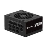 CORSAIR SF1000 (2024) Fully Modular Low Noise 80 Plus Platinum ATX Power Supply – ATX 3.0 Compliant – PCIe 5.0 Ready – SFX-to-ATX Bracket Included – Black