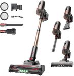 Proscenic P11 Ultra+ Cordless Vacuum Cleaner, Powerful 55KPa/50Mins/550W, Lightweight Cordless Vacuum with Anti-Tangle, Stick Vacuum with Self-Standing for Hardfloor, Carpet, Sofa and Pet Hair