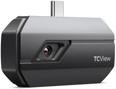 TOPDON TC001 Thermal Imaging Camera Android, 512x384 Super IR Resolution Thermal Imager with Secondary Analysis, Test Report, Temp Alarm, -4°F~1022°F TEM Range for Smartphones(not for iOS)