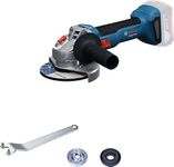 BOSCH GWS 18V-8 Professional Cordless Angle Grinder (Solo) | 800W Equivalent Power | 100mm Disc Size | Compact Design | Optimized Runtime | Advanced Safety Features | Dust-Free Cutting Solution