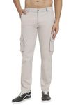 RAGZO Men Cargo || Men Cargo Pants || Men Cargo Pants Cotton || Cargos for Men ri90068e (Light Grey, 36)