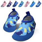 Water Shoes Kids, Anti-Slip Thickened Sole Beach Shoes Kids Soft and Durable Aqua Socks for Beach Swimming Pool Garden (Unisex) (A# 7, Numeric_4_Point_5)