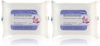 Feminine Intimate Hygiene Soft & Gentle Soap Free Wipes Two Pack