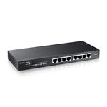 ZYXEL 8-Port Gigabit Ethernet Smart Switch (GS1915-8) - Managed, Optional Nebula Cloud Management, Desktop or Wall Mount, Limited Lifetime Protection