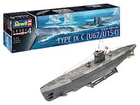 Revell 05166 German Submarine Type IX C U67/U154 1:72 Scale Unbuilt/Unpainted Plastic Model Kit