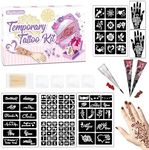 Temporary Tattoo Kit for Teens & Ad