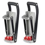 SUNNYNEST 16oz Heavy Duty Can Crusher Wall Mounted – Aluminum Beer & Soda Can Smasher with Bottle Opener, Non-Slip Handle, Easy Install Recycling Tool for 12oz & 16oz Cans (2 PCS)