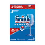 Finish Power Ball All In 1 Max Dishwasher Detergent Pods, For Everyday Clean and Shine, 105 Tabs