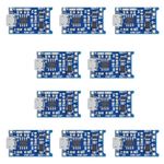 UNIVERSAL HUB (Pack of 10) TP4056 Lithium ION Battery Charging Module INBUILT Battery Indicator and Battery Protection