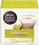 Dolce Gusto Cappuccino Capsules for The Dolce Gusto Machine by Nescafe (Case of 6 Packages; 96 Capsules Total)