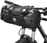 Waterproof Outdoor Bicycle Front Frame Storage Bag Bicycle Front Handlebar Bag Road MTB Bicycle Accessory Bag 6L Black