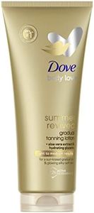 Dove DermaSpa Summer Revived Body Lotion with Self-Tanning for Light to Medium Skin 200ml