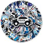 Police Car/Van Stickers for Laptop(