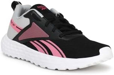 Reebok Women Synthetic/Textile Super Connect W Running Shoes Black/Astro Pink/LGH Solid Grey UK-4