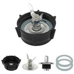 for Oster Blender Replacement Parts Blender Ice Crusher Blade with Jar Base Cap,Coupling Stud Slinger Pin and 2 Rubber O Ring Sealing Ring Gasket,Compatible with Aspas Para Licuadora Oster Osterizer