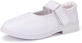 Onbeat Girls' White Uniform Shoes -9 UK