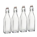 Bormioli Rocco Swing Glass 17 Ounce Bottle, Set of 4 by Bormioli Rocco