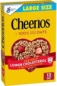 Cheerios Heart Healthy Cereal, Gluten Free Cereal with Whole Grain Oats, Large Size, 12 OZ