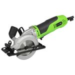 GALAX PRO 710W Mini Circular Saw 3 Pcs Saw Blades (115mm), 5200RPM Electric Circular Saw,42.5mm(90°)/26mm(45°) Cutting Depth, Portable and Compact for Wood/Plastic/Stone