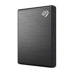 Seagate One Touch SSD, 2TB, External SSD, USB 3.0, Black, 6-month DropBox and Mylio Photos 3 year Rescue Services (STKG2000400)