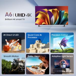 Hisense 75" 4K Smart TV – Ultra HD LED Display
