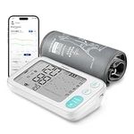 Checkme Blood Pressure Monitor for Home Use, Automatic Arm Cuff Digital Bluetooth BP Monitor, Dual Display with 7 Days Trends, XL Size Cuff 22-45cm, 2*250 Storage, Dual Power Supply, Voice Broadcast