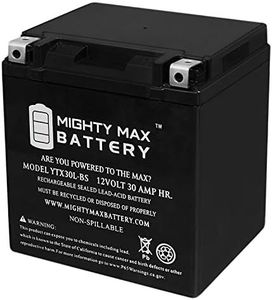 Mighty Max Battery YTX30L-BS 12V 30AH Battery for Polaris 800 Ranger 2012-2014