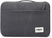 Kinmac 360° Protective 13 inch-13.5 inch Waterproof Laptop Case Bag Sleeve with Handle for 13.3" MacBook Air | 13" MacBook Pro Retina and 13.3 inch 13.5 inch Laptop (Grey)