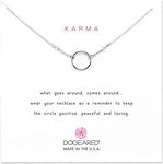 Dogeared Women's Karma Necklace 16 inch Sterling Silver One Size