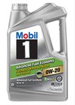 Mobil 1 (120758) Synthetic Motor Oil 0W-20 (Advanced Fuel Economy), 5 Quart, Pack of 3