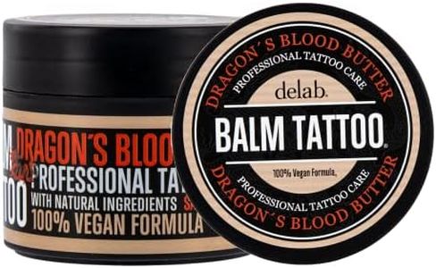 BALM TATTOO Dragon's Blood Tattoo Pflege Butter 50ml, vegan und feuchtigkeitsspendend, Tattoocreme Tattoopflege Aftercare