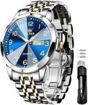 OLEVS Blue Watch for Men Luxury Dre