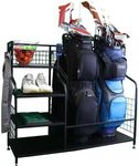 Izzo Golf Garage Storage Organizer - Storage Organizer for Golf, Garage Golf Organizer
