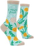 Blue Q Women's Novelty Crew Socks (