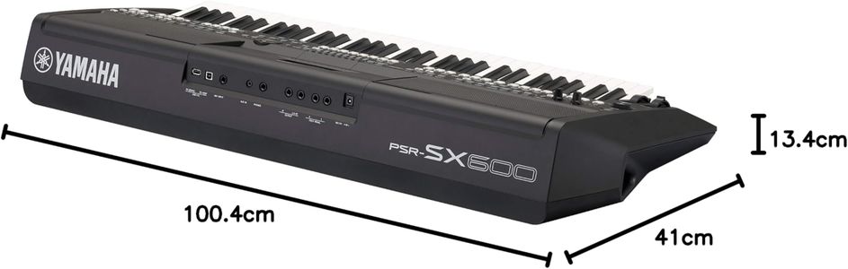 Yamaha PSR-SX600 Digital Keyboard – 61-Key Portable Synthesizer
