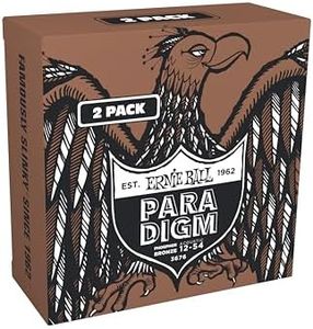 Ernie Ball Paradigm Medium Light Phosphor Bronze Acoustic Guitar Strings 2-Pack - 12-54 Gauge