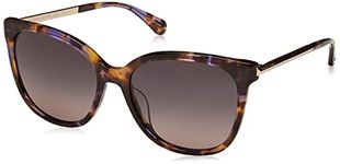 Kate Spade New York Women's Britton/G/S Sunglasses, Burgundy/Black Havana, One Size