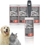 CARASELLE Pet Hair Remover Refills + Pet Hair Remover Roller, Lint Rollers for Pet Hair, Sticky Roller for Clothes Pet Hair Remover Washing machine, Dog Hair Remover Cat Hair Roller Lint Roller Refill