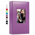 Vienrose Photo Album 4x6 300 Photos Leather Cover Extra Large Capacity Picture Book with Pockets for Wedding Family Anniversary Baby