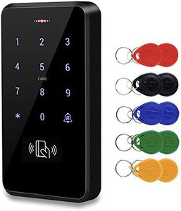 FST IP68 Impermeable Control de Acceso Teclado al Aire Libre RFID Teclado Controlador de Acceso WG26/34 Pantalla táctil + 10 llaveros para Sistema de Control de Acceso de Puerta