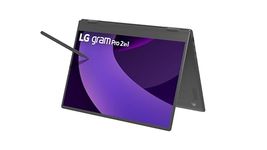 LG Gram Pro 2-in-1 16" Ultra-Light Laptop | Intel® Arrow Lake H Processor, 32GB 1TB, 16:10 OLED Touch Display | AI-Powered, Windows 11, Stylus Pen Included