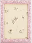 Puzzle Frame Disney Exclusive Art Figure Panel for 108 Pieces, Pearl Pink (7.2 x 10.1 inches (18.2 x 25.7 cm)