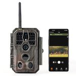 GardePro E8 WiFi Trail Camera (No Cellular), 48MP Photos, 1296P HD Videos, 120° Detection Angle with 0.1s Triple PIR Motion Detection up to 100ft, Night Vision, Waterproof Design