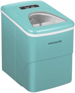 Frigidaire EFIC108-Blue Compact Ice Maker, Counter-top Portable, 26 lb per Day, Blue