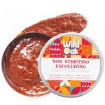 WildOak Exfoliating Body Scrub | Lightens Dark Area Like Neck & Elbows | Smoothen Bumpy Legs & Hands | Remove Dead Skin | Enriched with Sandalwood, Hibiscus Powder & Pearl Paste | 100gm